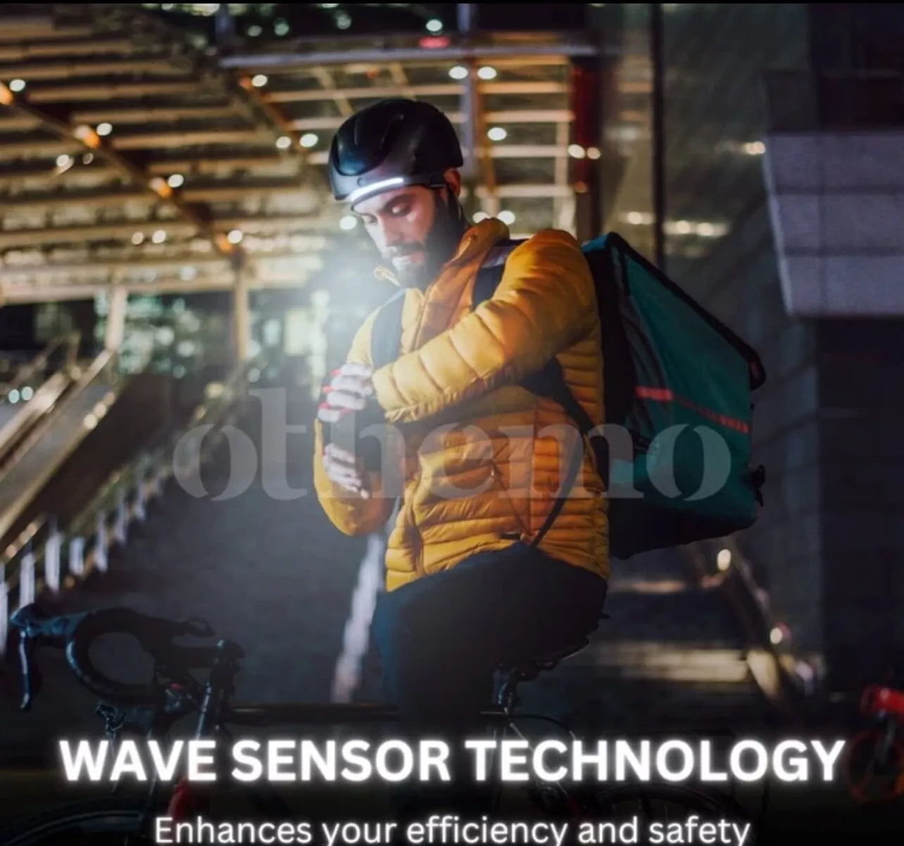 Othemo 230° LED Headlamp With Motion Sensor | Rechargeable Wide Beam Torch