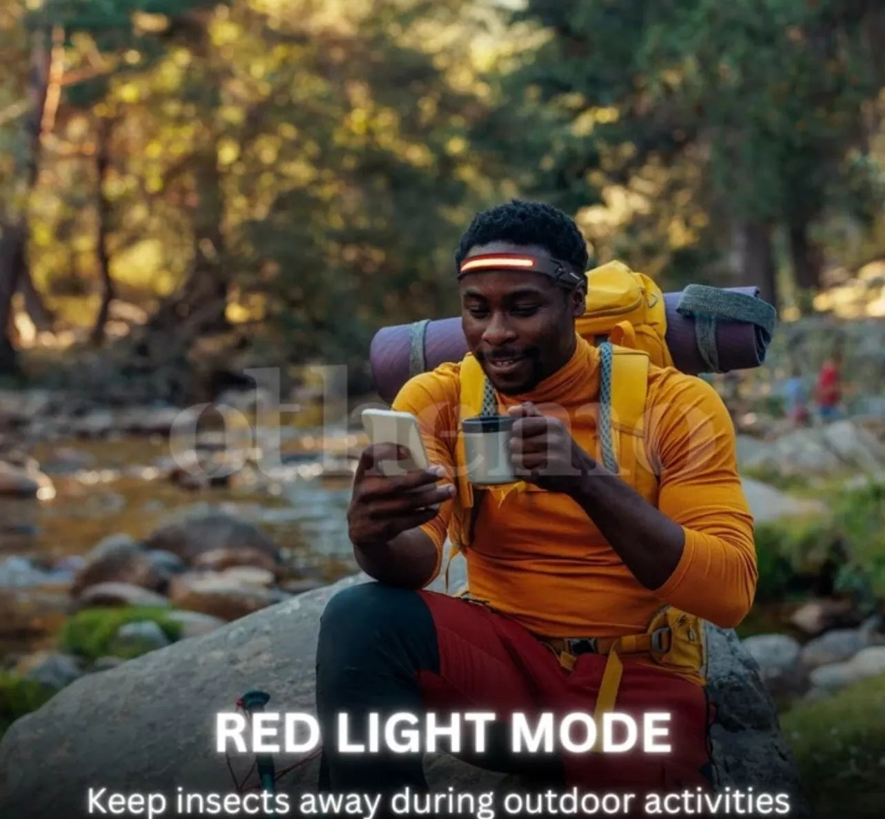 Othemo 230° LED Headlamp With Motion Sensor | Rechargeable Wide Beam Torch