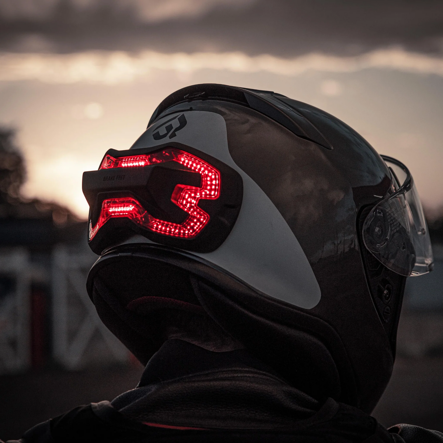 Brake Free Wireless Motorcycle Helmet Brake Light