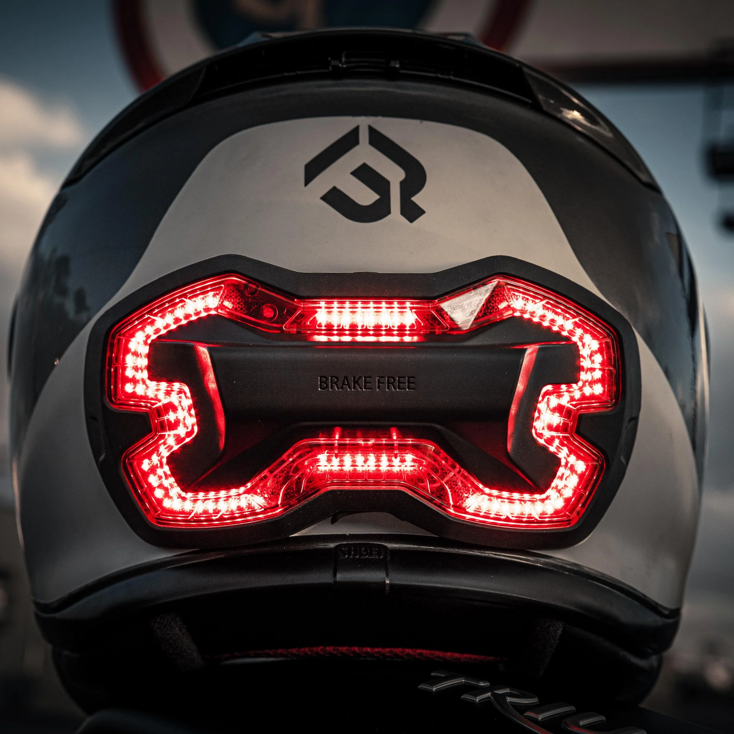 Brake Free Wireless Motorcycle Helmet Brake Light